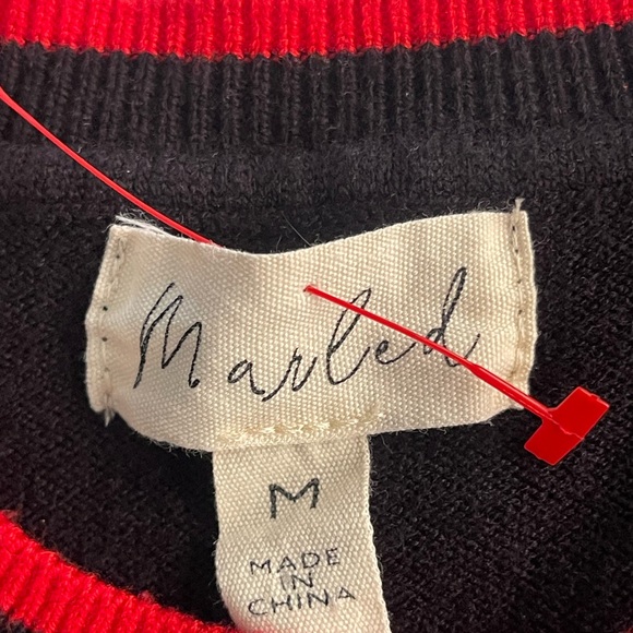 Marled Reunited Clothing Heart Print Round Neck Long Sleeve Sweater - Picture 5 of 10